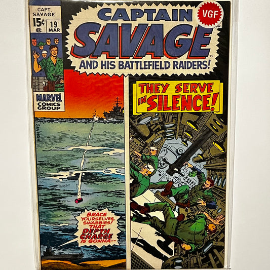 Captain Savage and his Battlefield Raiders #19