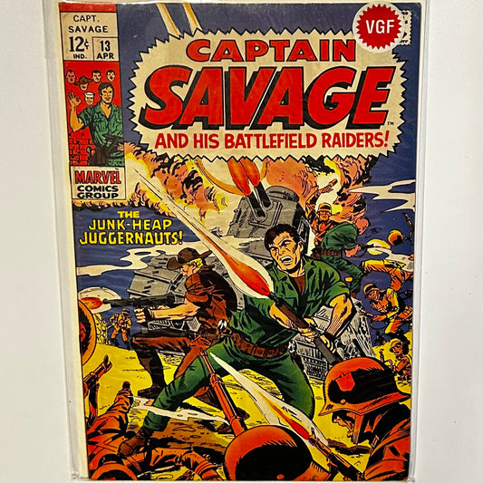 Captain Savage and his Battlefield Raiders #13