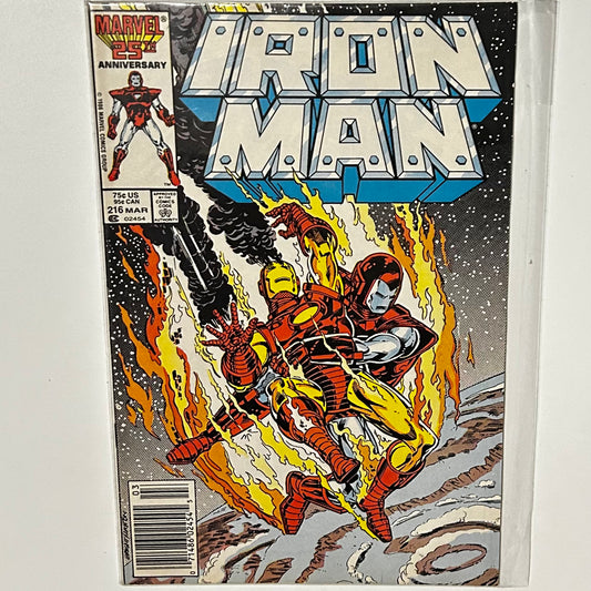 Iron Man #216 Newsstand