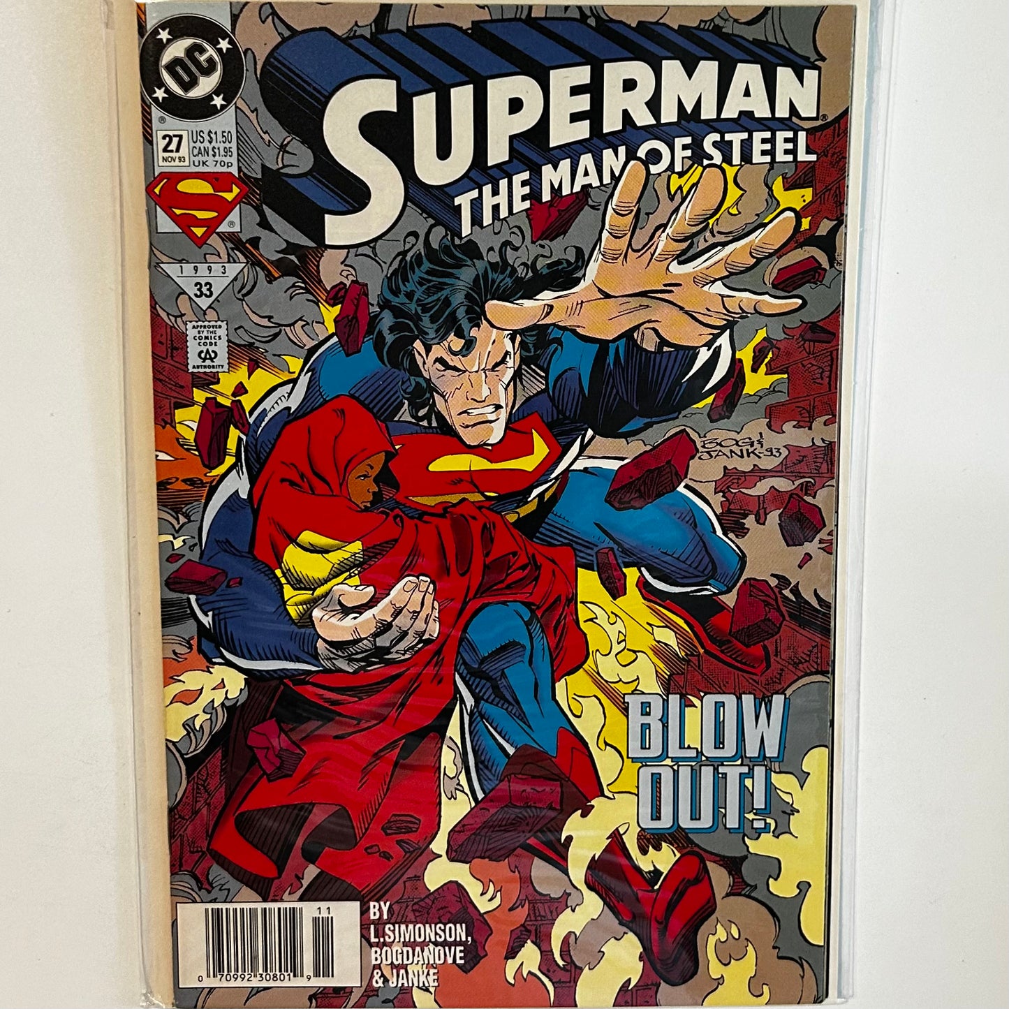 Superman Man of Steel #27 Newsstand