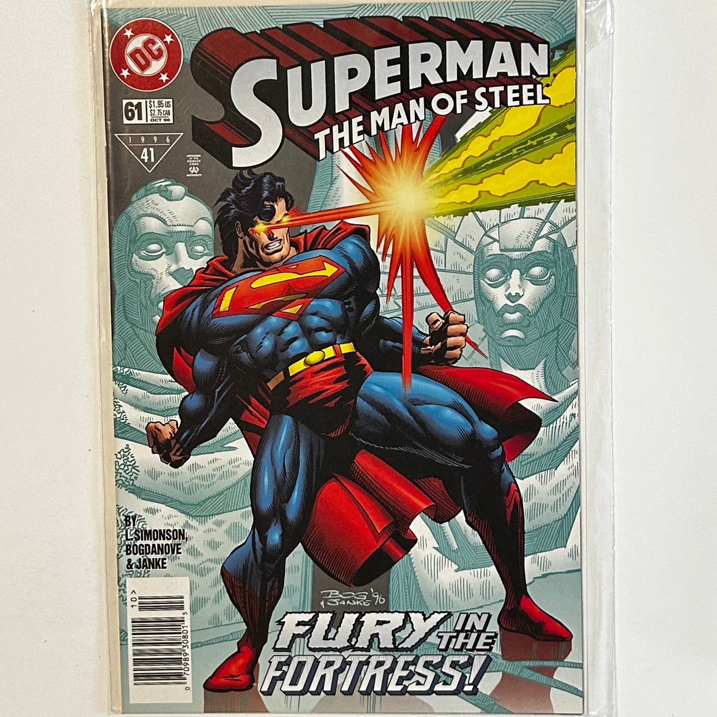 Superman Man of Steel #61 Newsstand