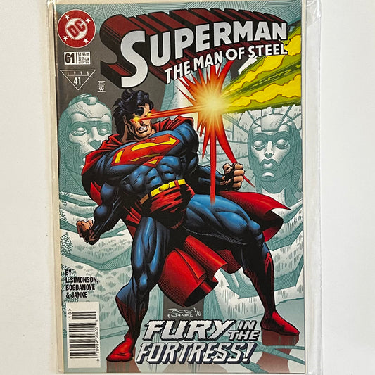 Superman Man of Steel #61 Newsstand
