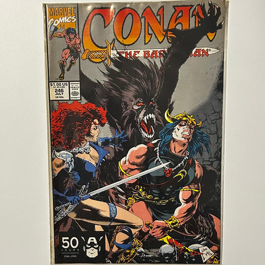 Conan the Barbarian #246 Newsstand