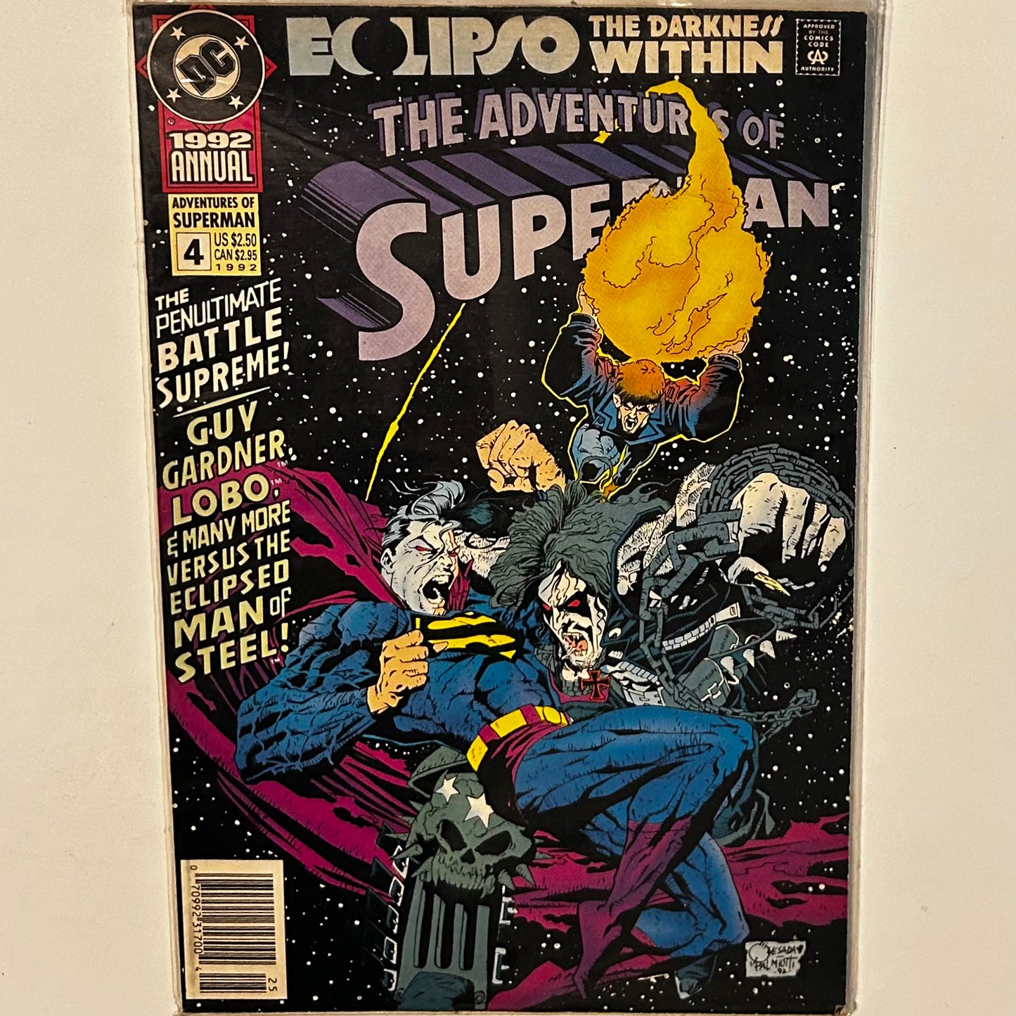 Adventures of Superman annual #4 Newsstand