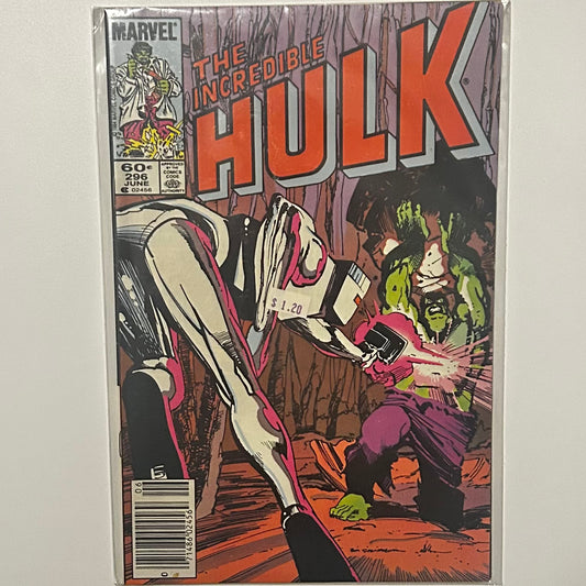 The Incredible Hulk #296 Newsstand