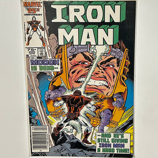 Iron Man #205 Newsstand