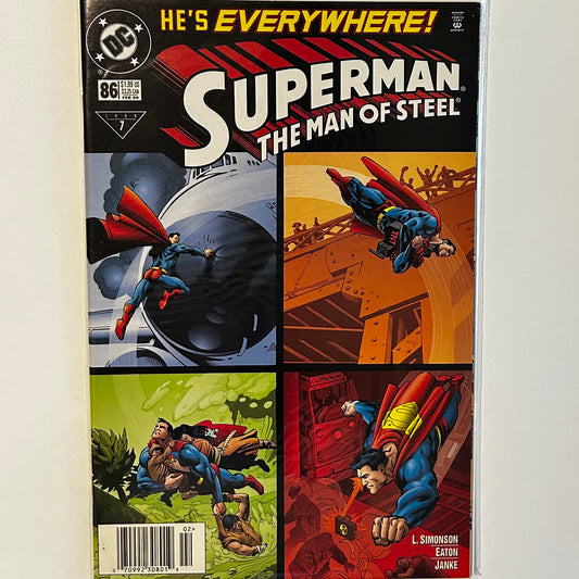 Superman Man of Steel #86 Newsstand