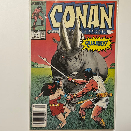 Conan the Barbarian #210 Newsstand