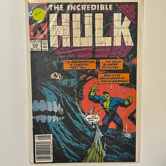 The Incredible Hulk #384 Newsstand