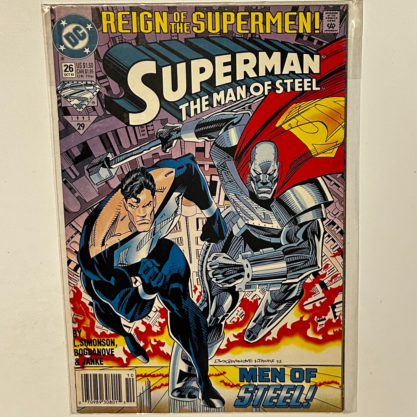 Superman Man of Steel #26 Newsstand