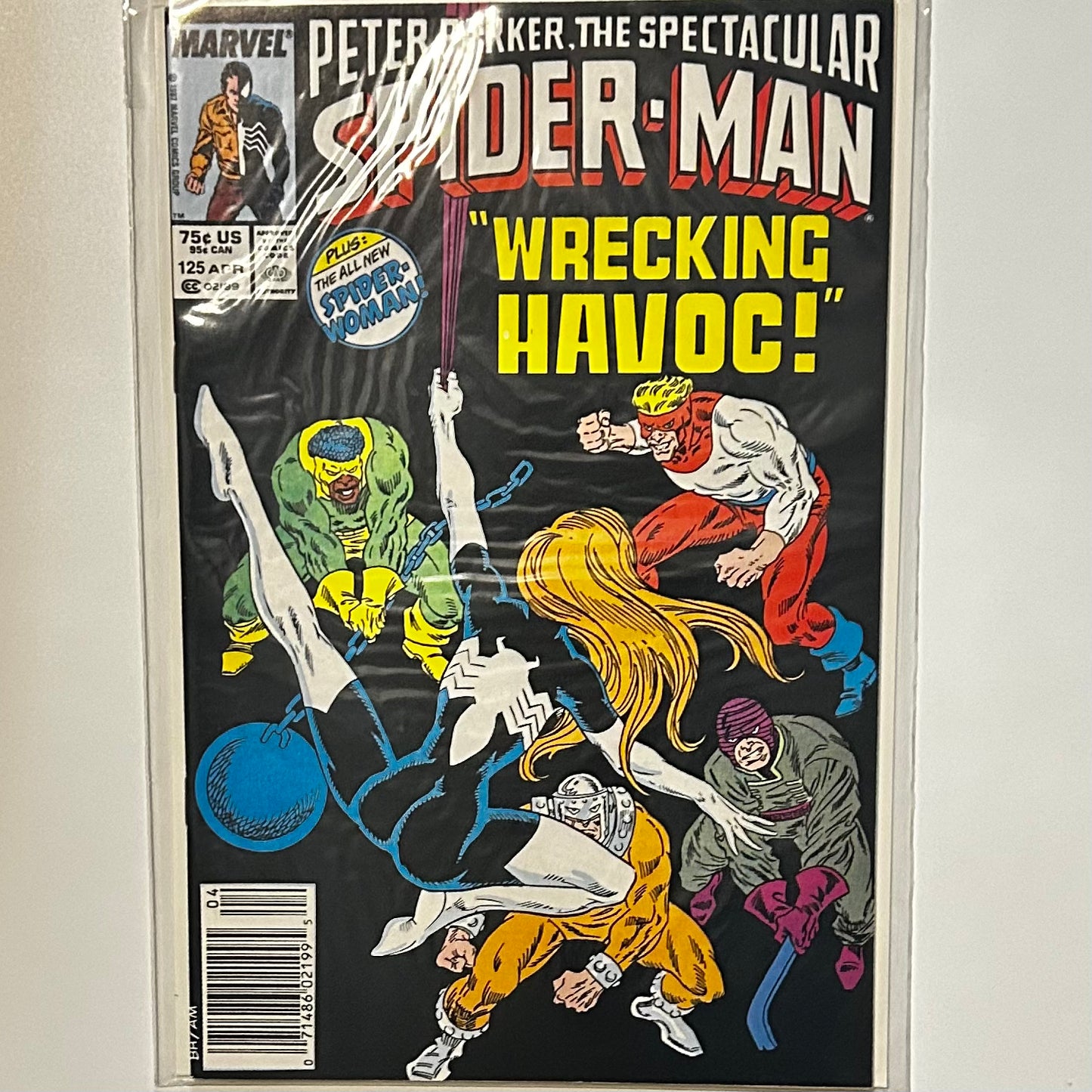 The Spectacular Spider-Man #125 Newsstand