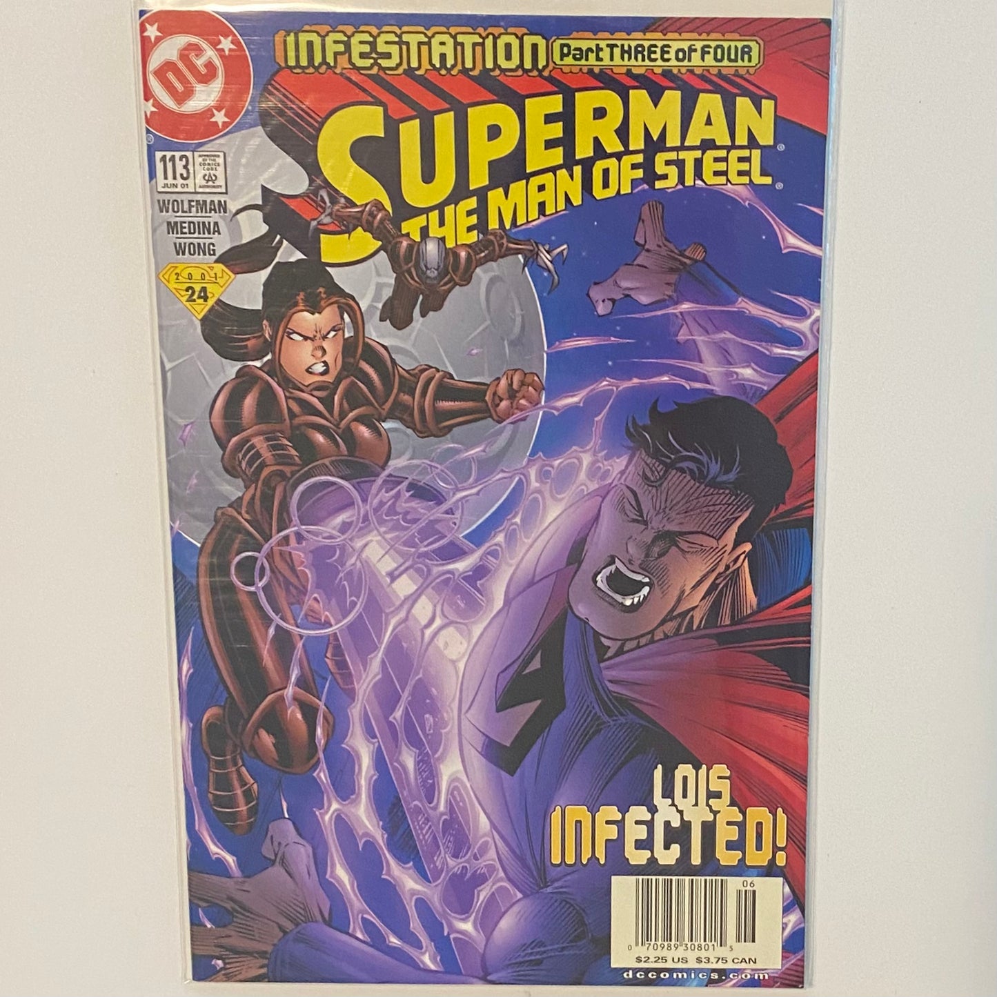 Superman Man of Steel #113 Newsstand
