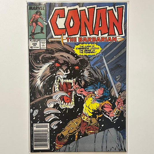 Conan the Barbarian #220 Newsstand