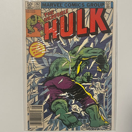 The Incredible Hulk #262 Newsstand
