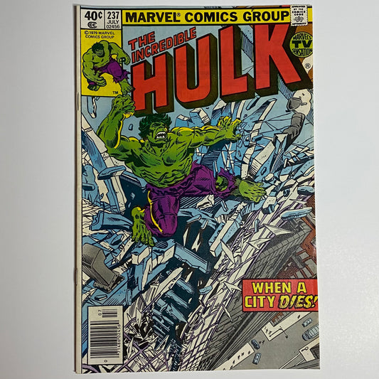 Hulk #237 newsstand