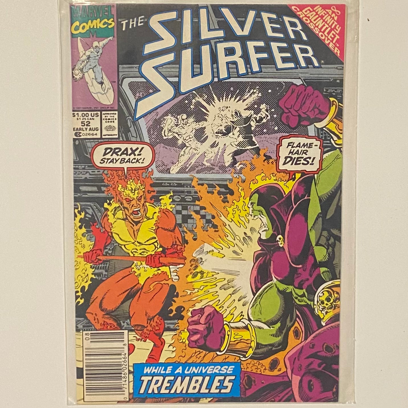 Silver Surfer #52 Newsstand
