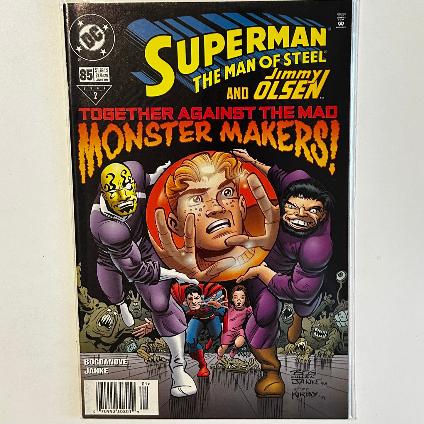 Superman Man of Steel #85 Newstand