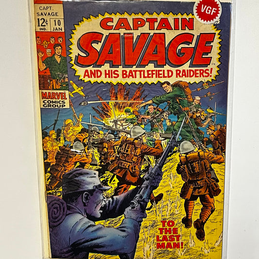 Captain Savage and his Battlefield Raiders #10