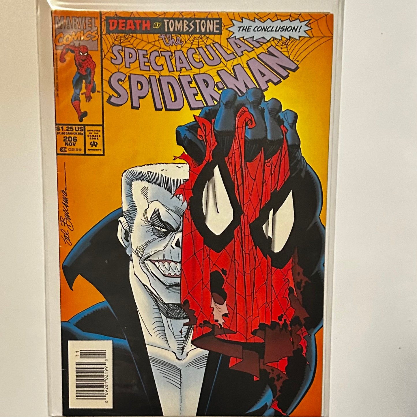 The Spectacular Spider-Man #206 Newsstand
