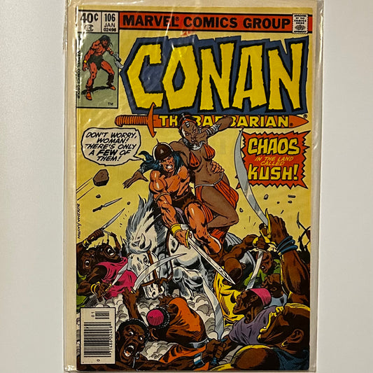 Conan the Barbarian #106 Newsstand