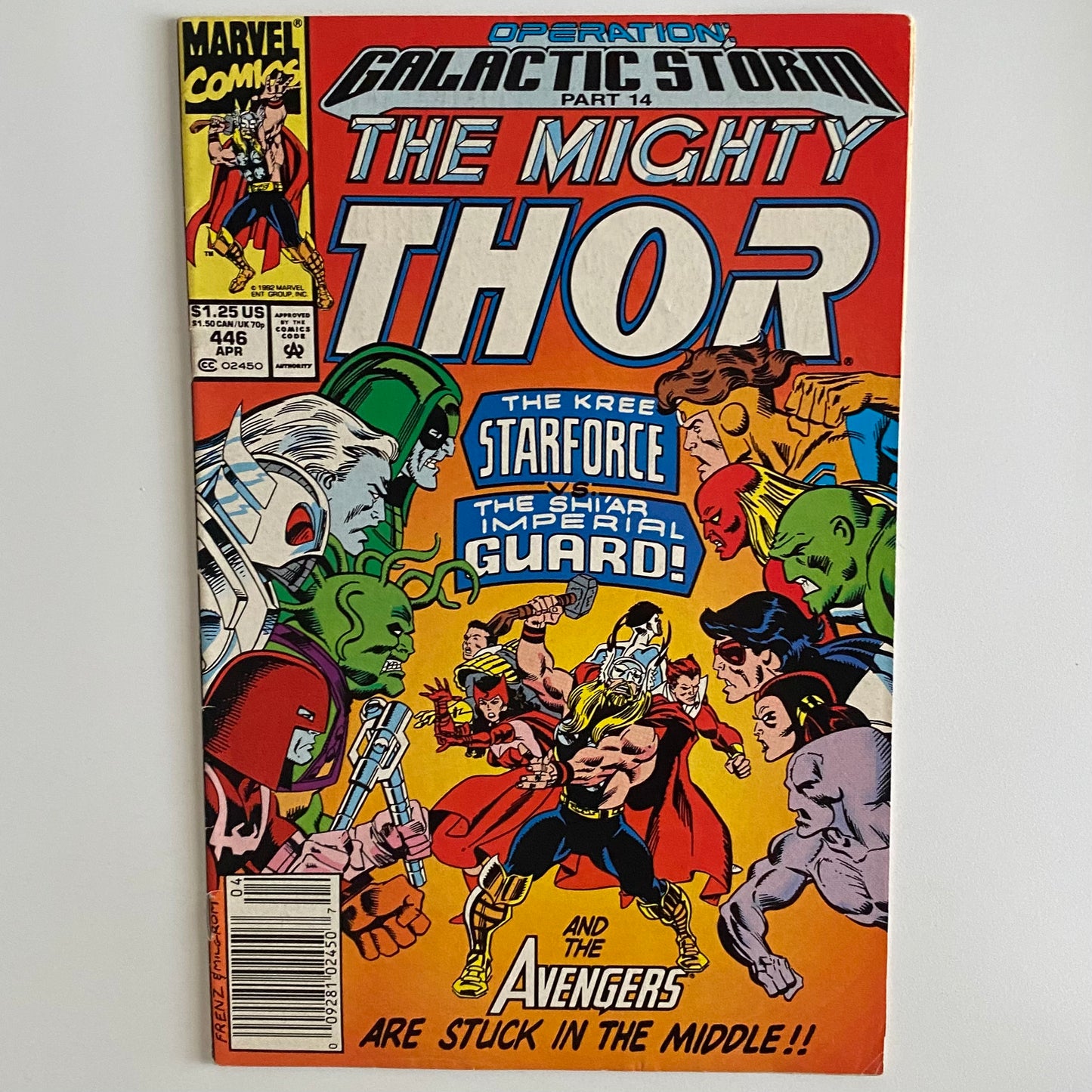 Thor #446 Newsstand