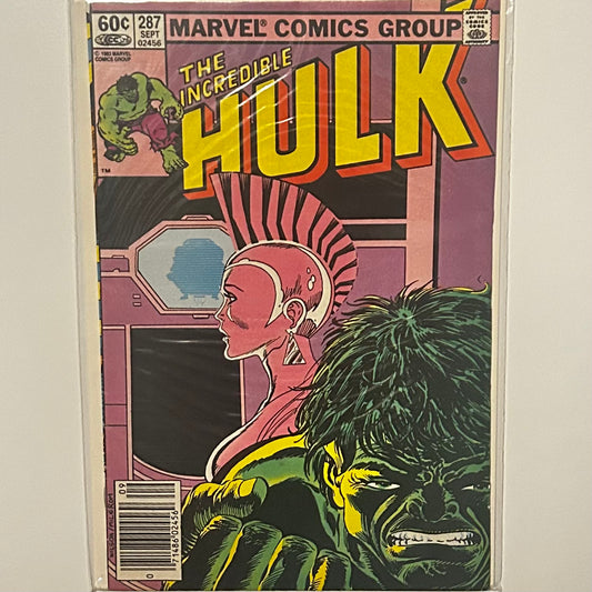 The Incredible Hulk #287 Newsstand