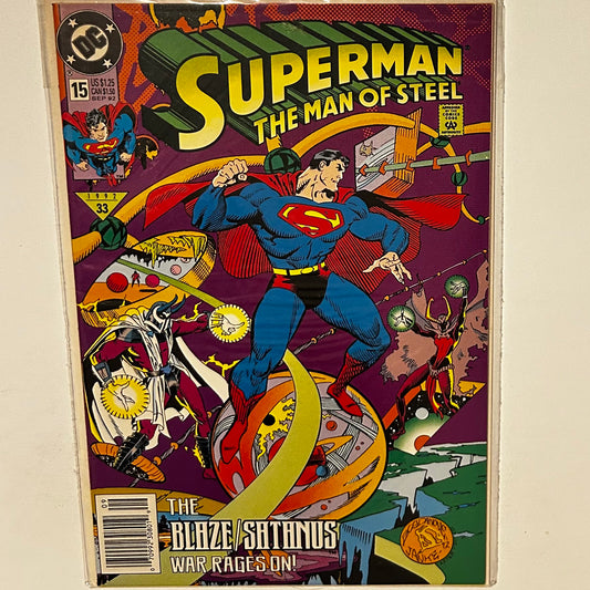 Superman Man of Steel #15 Newsstand