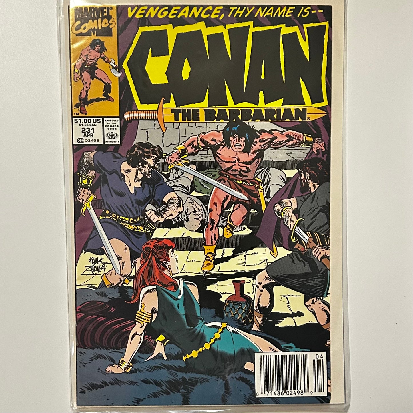 Conan the Barbarian #231 Newsstand