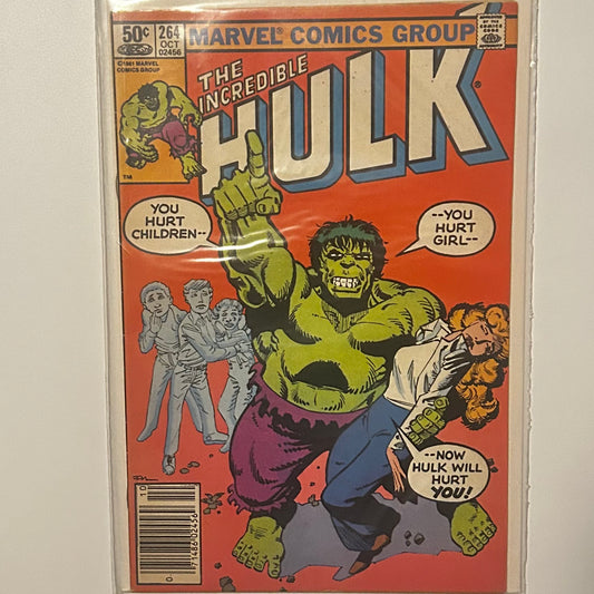 The Incredible Hulk #264 Newsstand