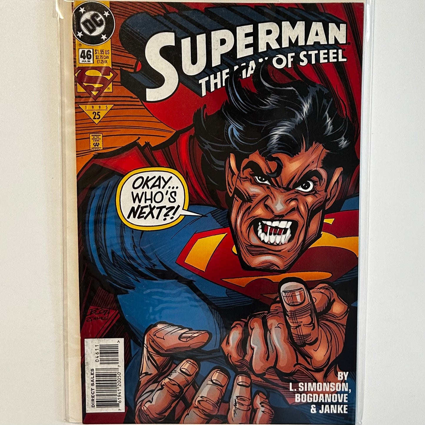 Superman Man of Steel #46