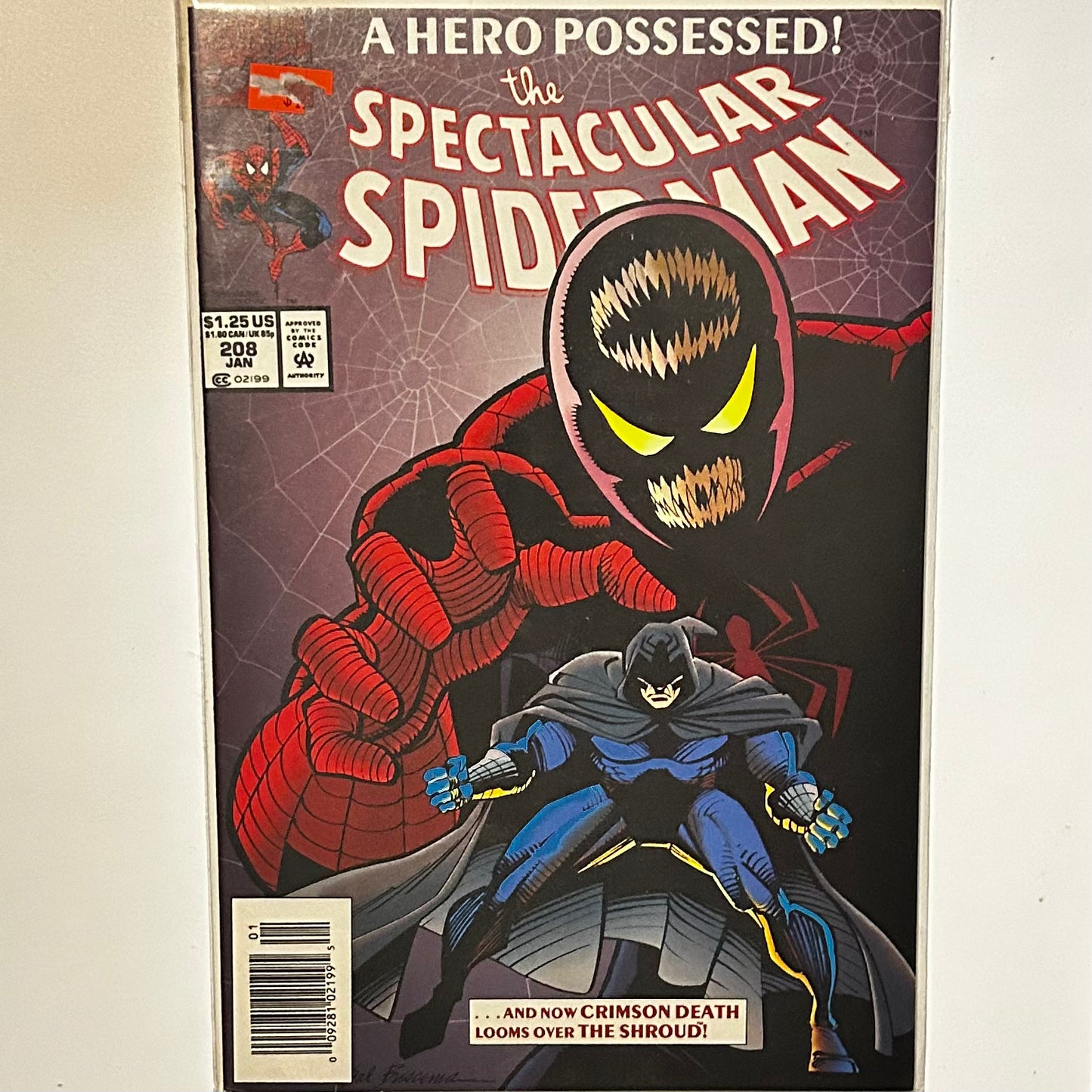 The Spectacular Spider-Man #208 Newsstand