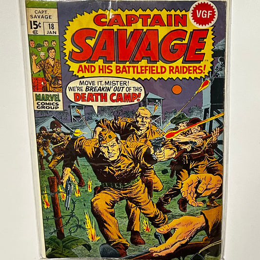 Captain Savage and his Battlefield Raiders #18