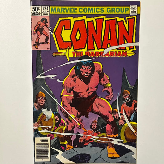 Conan the Barbarian #124 Newsstand