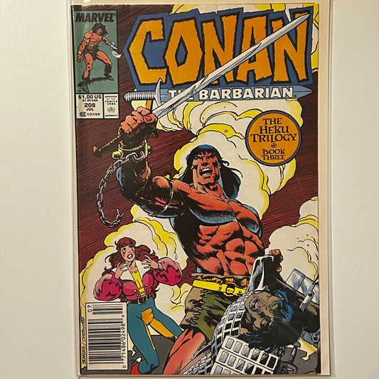 Conan the Barbarian #208 Newsstand