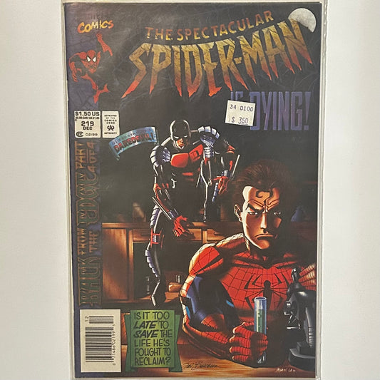 The Spectacular Spider-Man #219 Newsstand