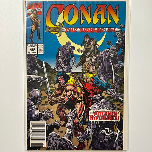 Conan the Barbarian #252 Newsstand