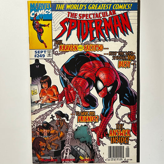 The Spectacular Spider-Man #249 Newsstand