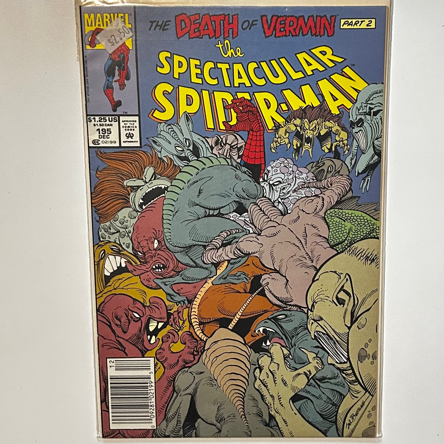 The Spectacular Spider-Man #195 Newsstand