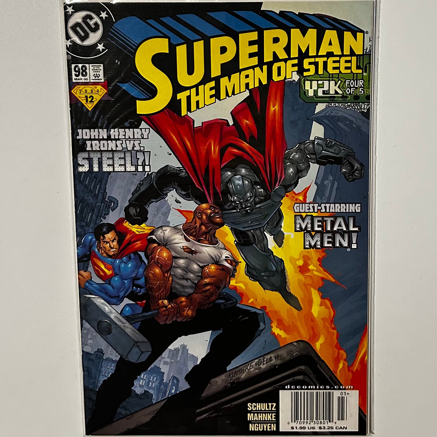 Superman Man of Steel #98 Newsstand