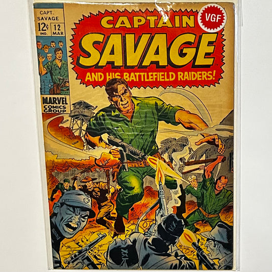 Captain Savage and his Battlefield Raiders #12