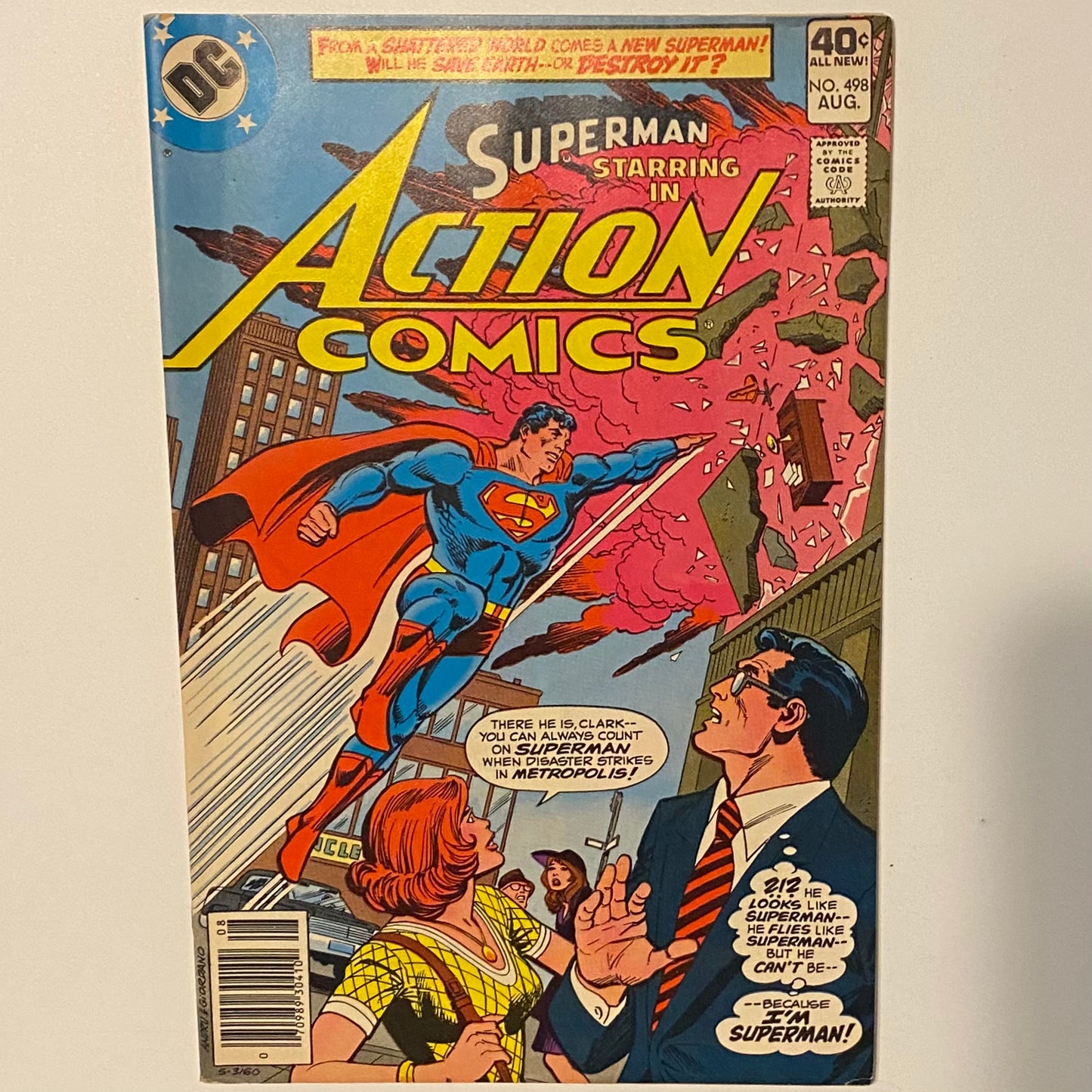 Action Comics #498 Newsstand