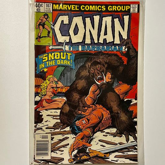 Conan the Barbarian #107 Newsstand
