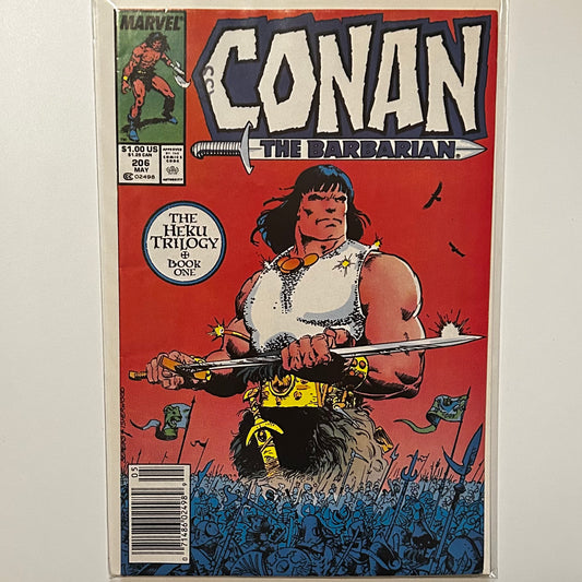 Conan the Barbarian #206 Newsstand