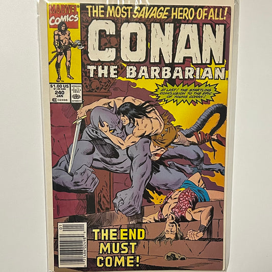 Conan the Barbarian #240 Newsstand