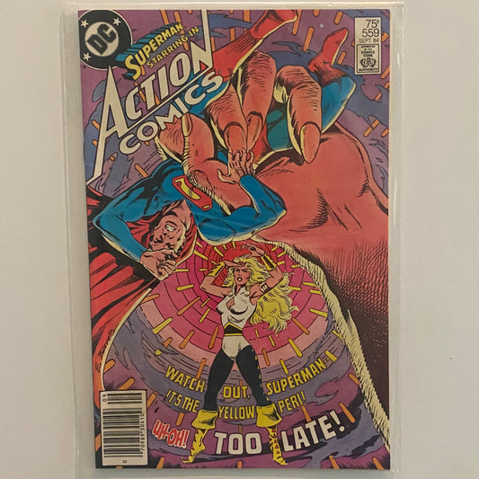 Action Comics #559 Newsstand