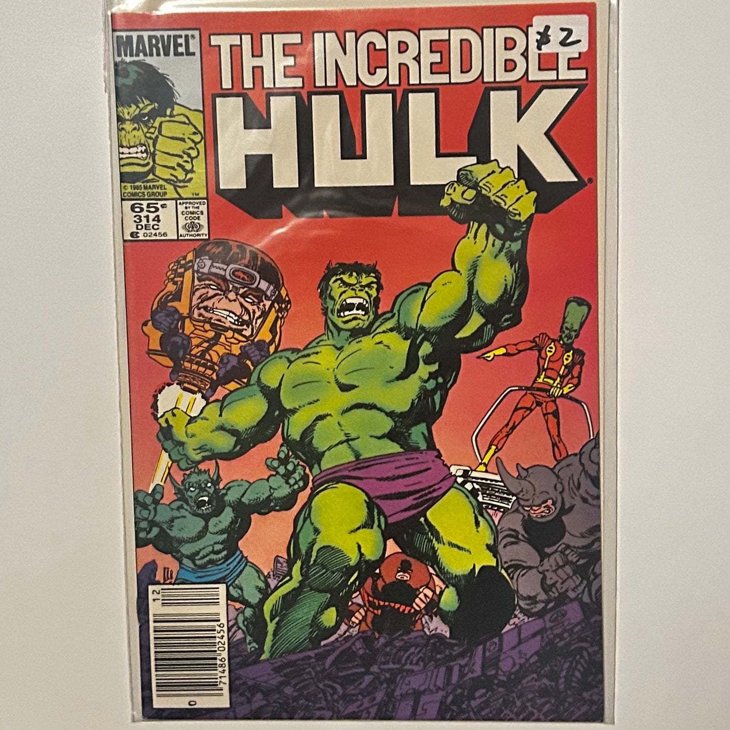 The Incredible Hulk #314 Newsstand