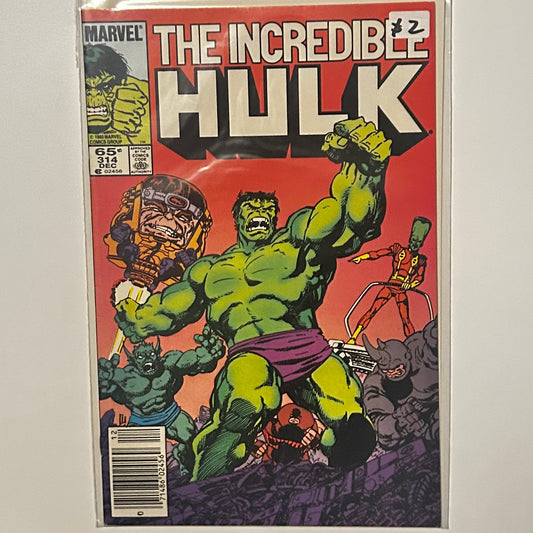The Incredible Hulk #314 Newsstand