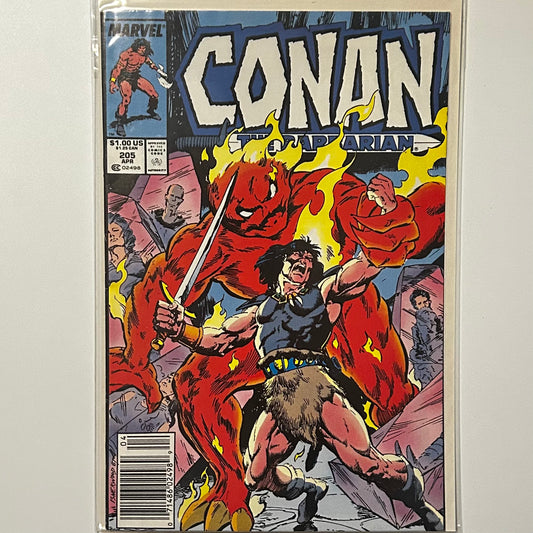 Conan the Barbarian #205 Newsstand
