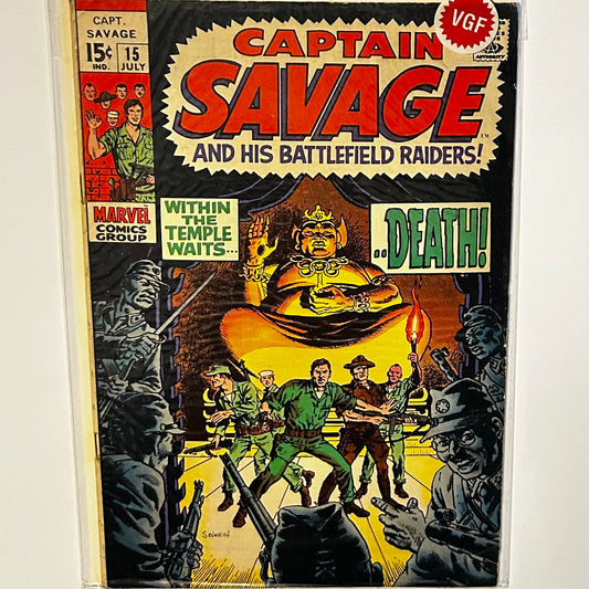 Captain Savage and his Battlefield Raiders #15