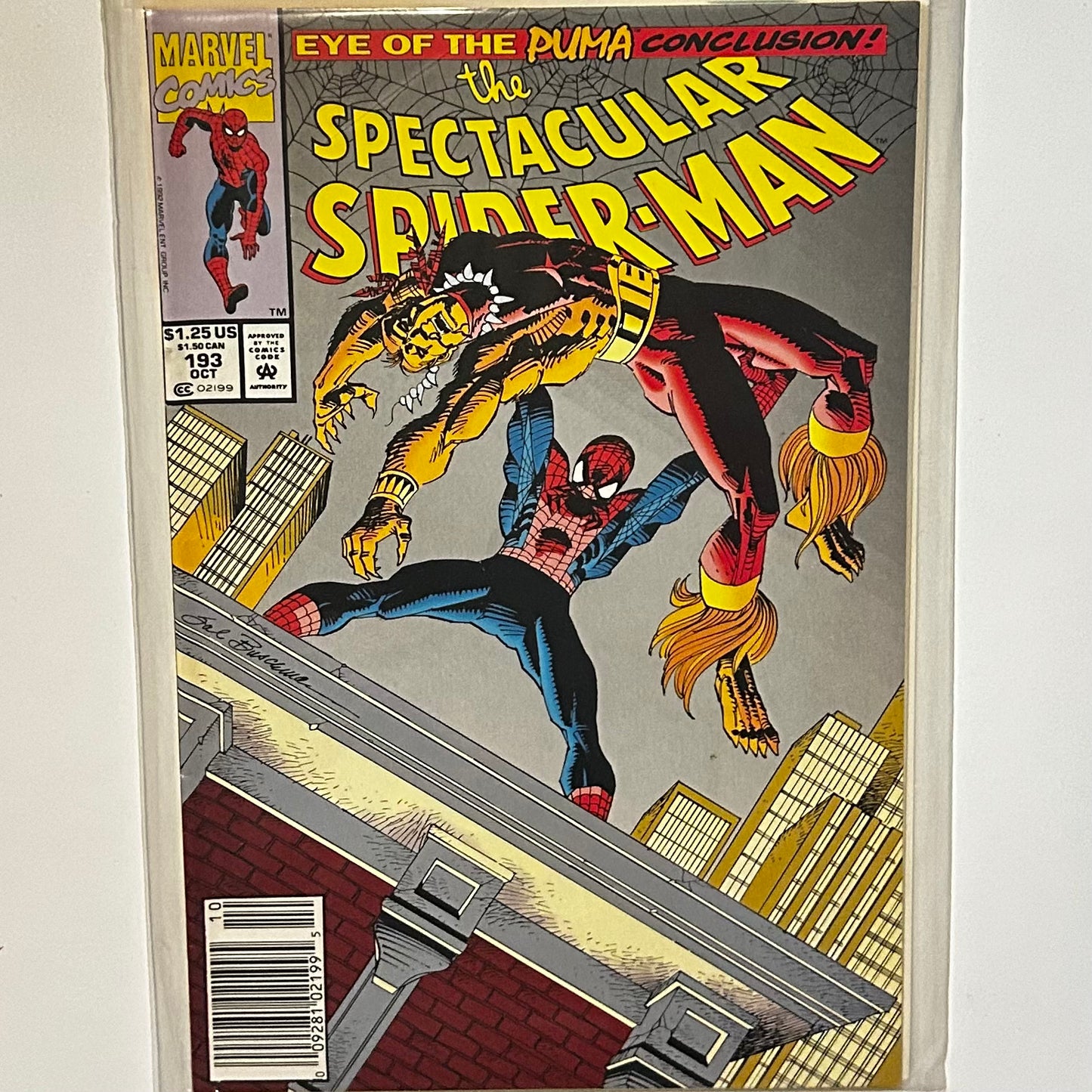 The Spectacular Spider-Man #193 Newsstand